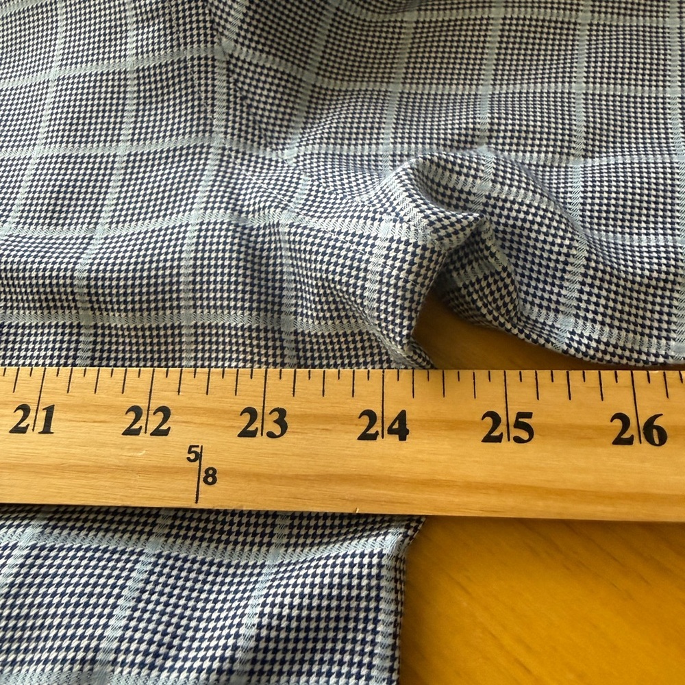 Peter Millar Gray Checkered Button Down Shirt - image 7